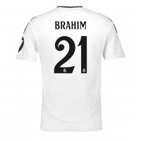 Fotballdrakt Herre Real Madrid Brahim Diaz #21 Hjemmedrakt 2024-25 Kortermet